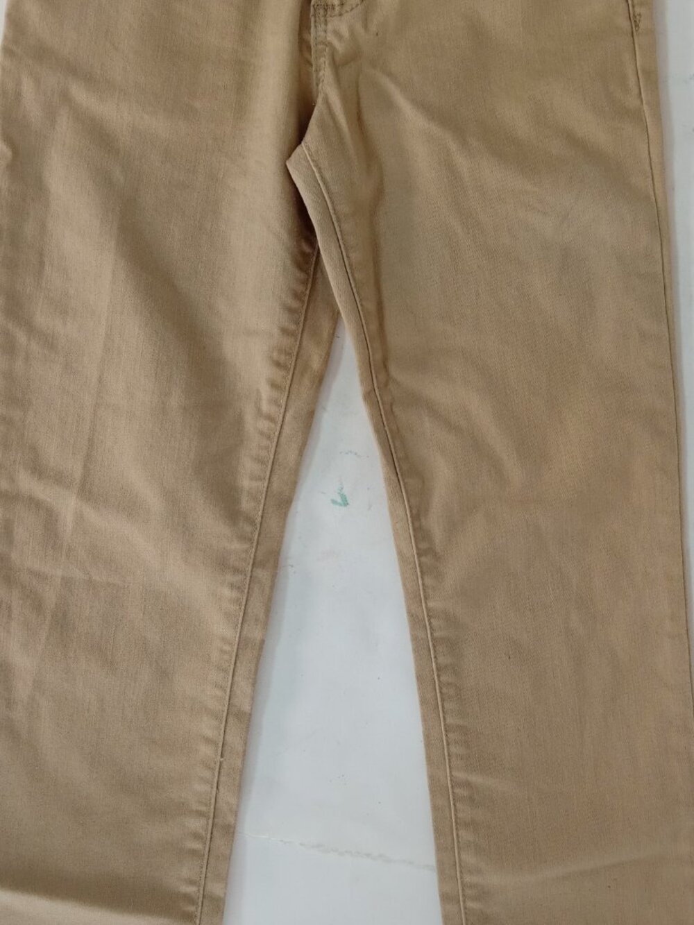 Gap Kids Boys Slim Straight Fit Khaki Tan Pants Size 14 Regular Adjustable Waist - Picture 4 of 14